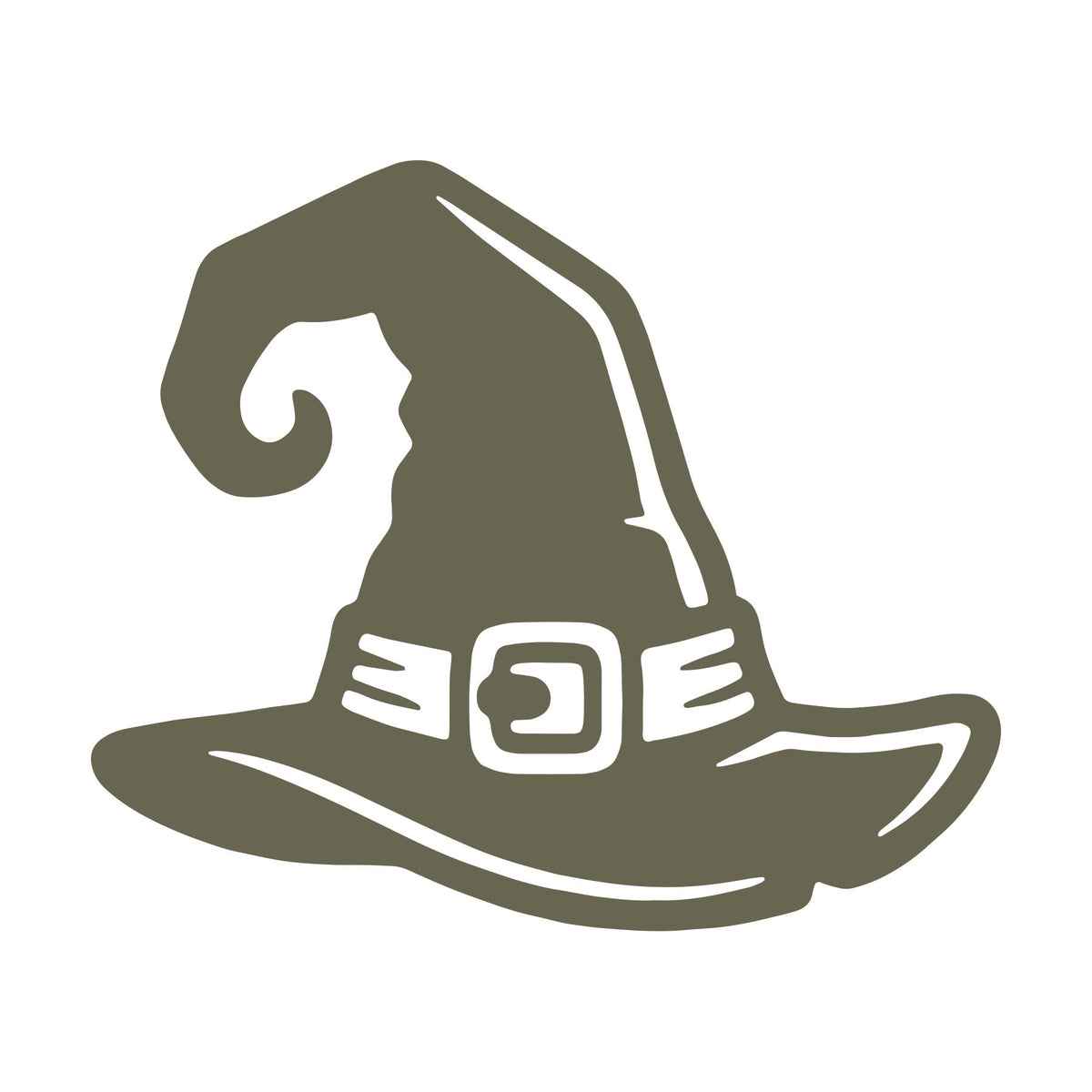 Witch Hat Delrin Leather Stamp