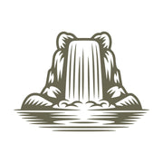 Waterfall Delrin Leather Stamp