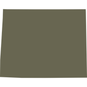 Wyoming State Shape Delrin Leather Stamp