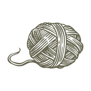 Wool Yarn Ball Delrin Leather Stamp