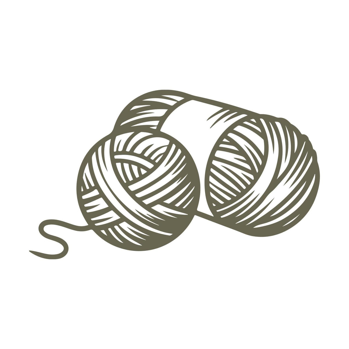 Yarn Balls Delrin Leather Stamp