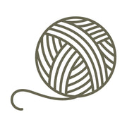 Yarn Ball Delrin Leather Stamp