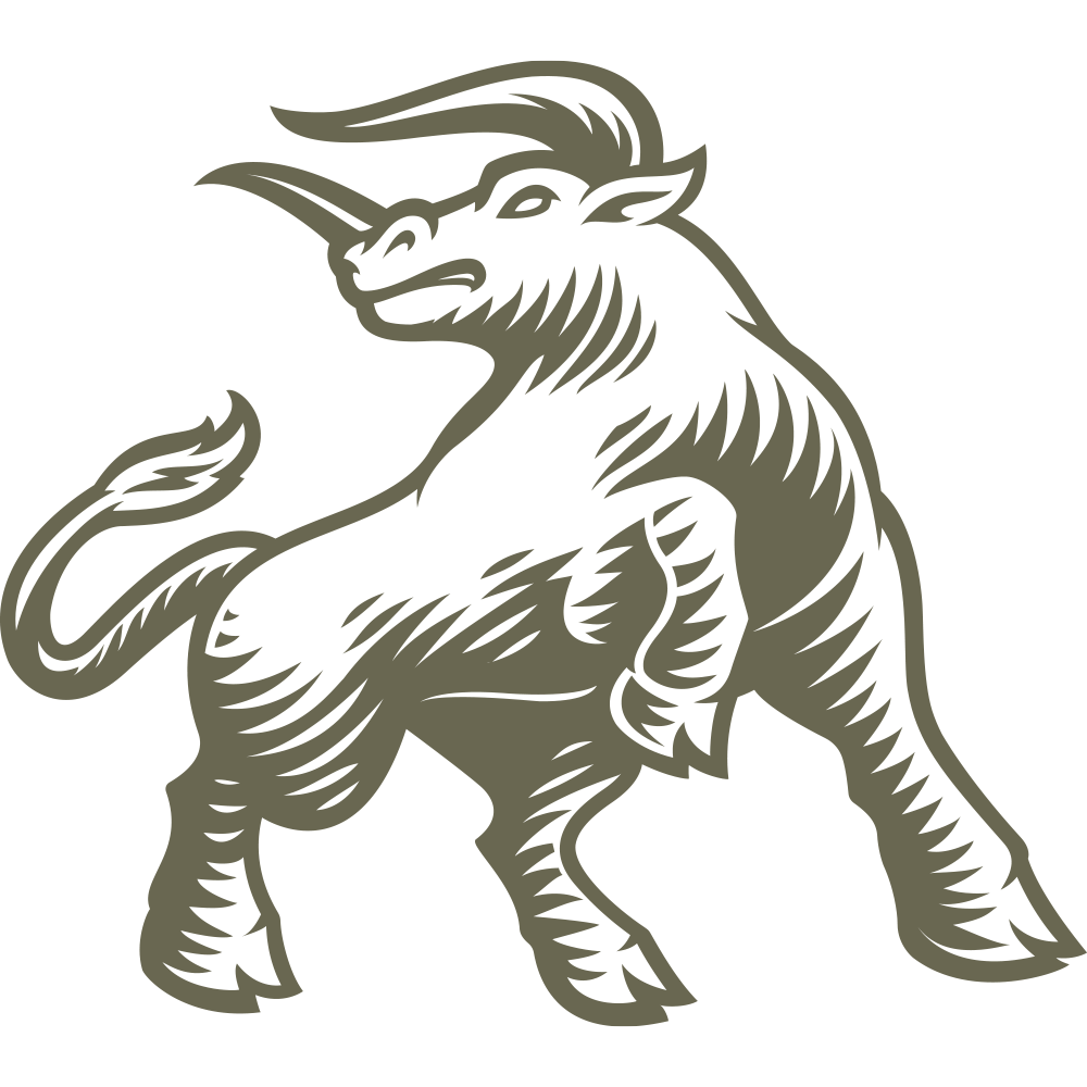 Taurus Zodiac Sign Bull Delrin Leather Stamp