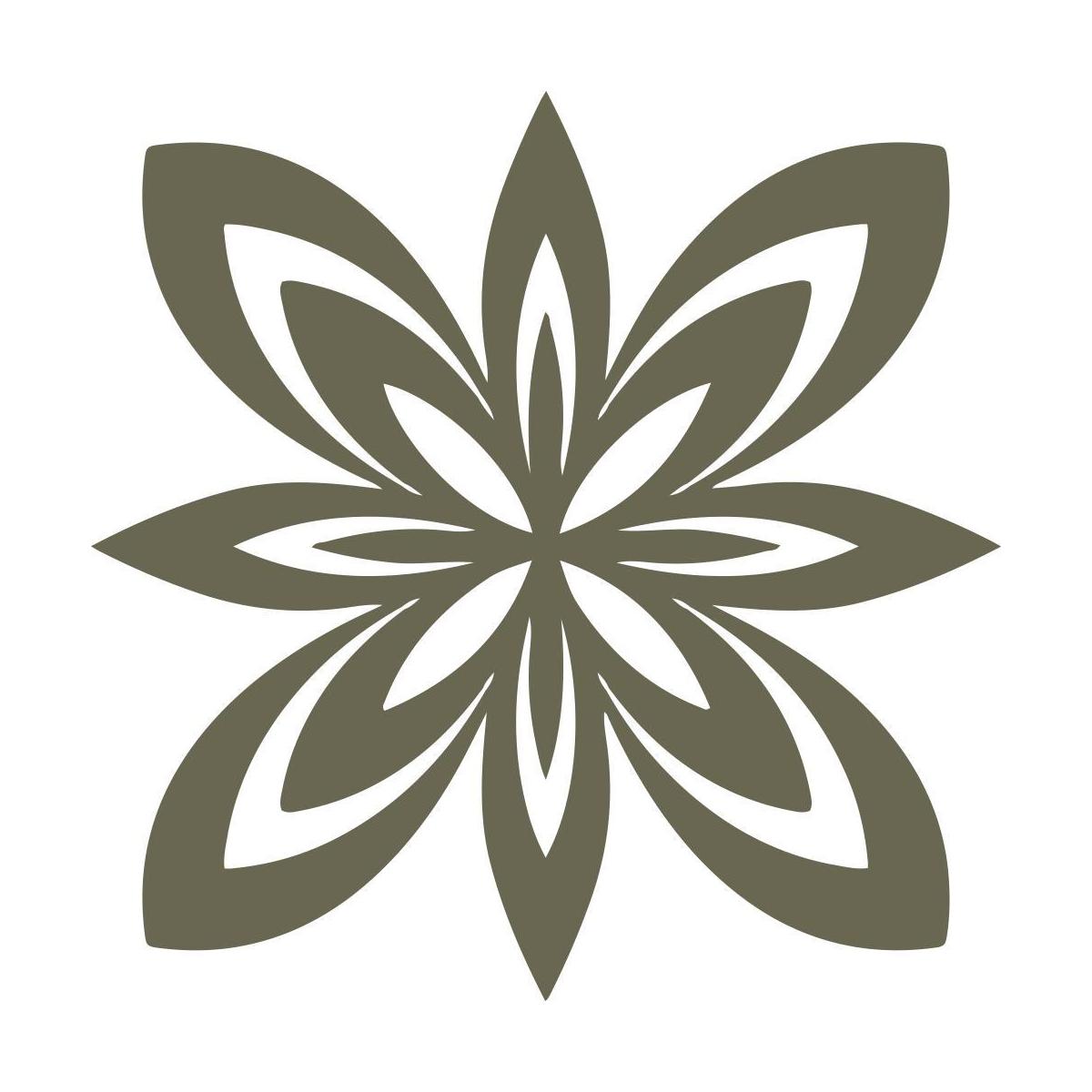 Abstract Bloom Delrin Leather Stamp - All Good Leather Co.