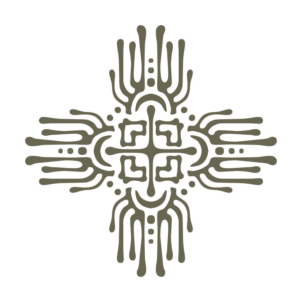 Abstract Mark Delrin Leather Stamp - All Good Leather Co.