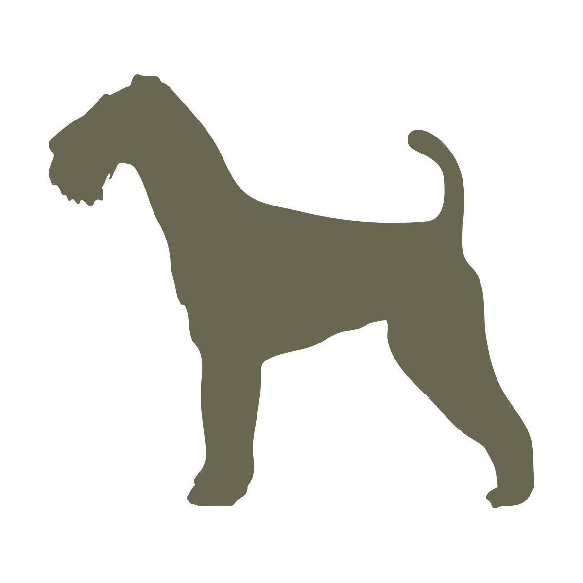 Airedale Terrier Dog Delrin Leather Stamp - All Good Leather Co.