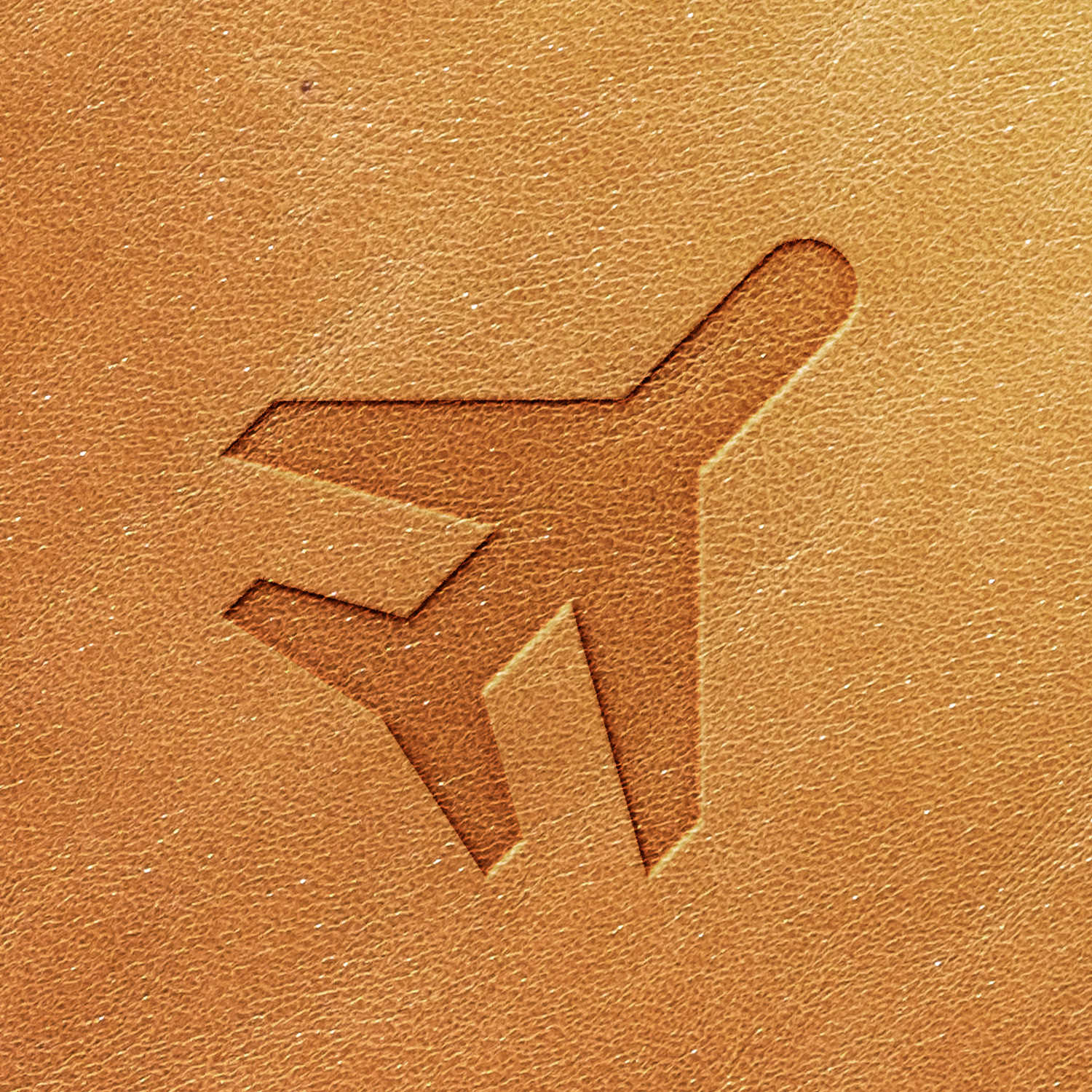 Airplane Delrin Leather Stamp - All Good Leather Co.