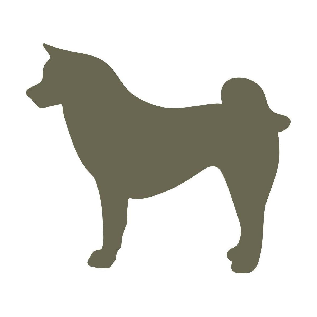 Akita Dog Delrin Leather Stamp - All Good Leather Co.