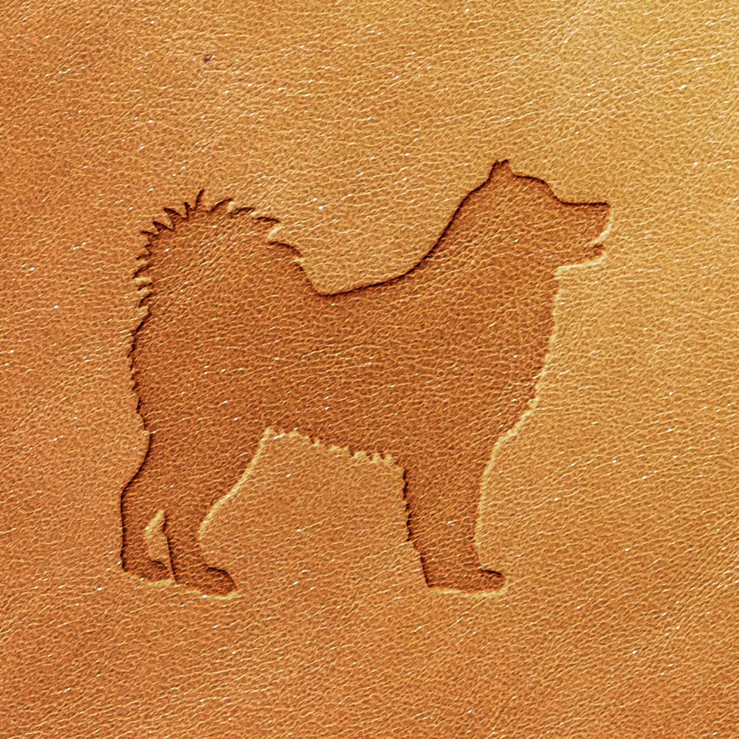 Alaskan Malamute Dog Delrin Leather Stamp - All Good Leather Co.