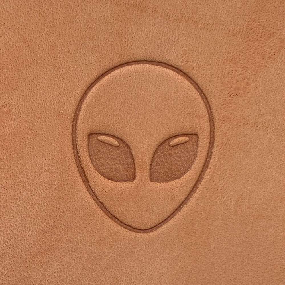 Alien Delrin Leather Stamp - All Good Leather Co.