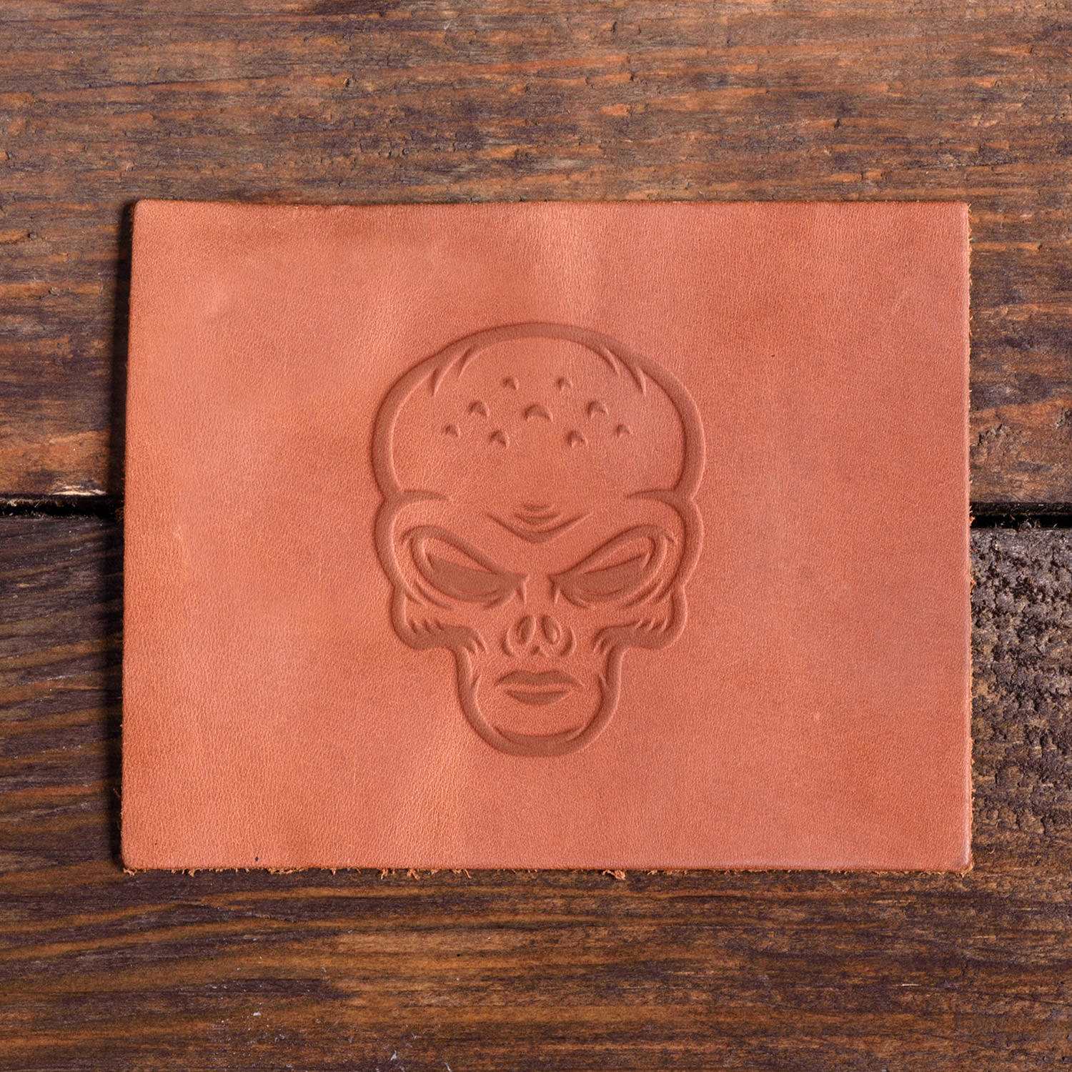 Alien Delrin Leather Stamp - All Good Leather Co.