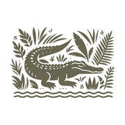 Alligator Delrin Leather Stamp - All Good Leather Co.