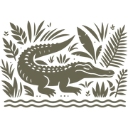 Alligator Delrin Leather Stamp - All Good Leather Co.