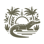 Alligator Delrin Leather Stamp - All Good Leather Co.