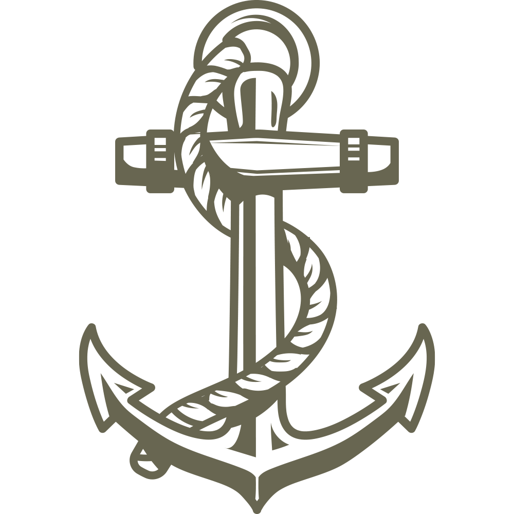 Anchor Delrin Leather Stamp