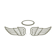 Angel Wings Delrin Leather Stamp - All Good Leather Co.