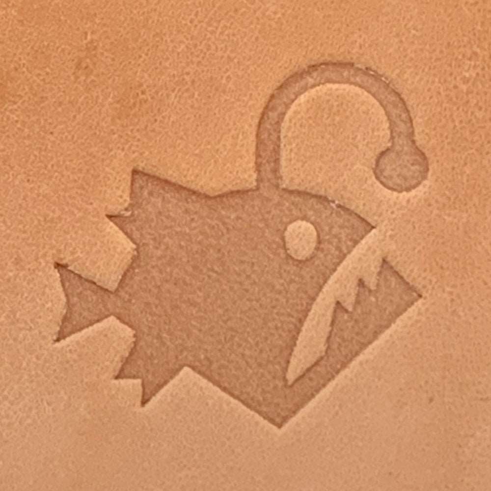 Angler Fish Delrin Leather Stamp - All Good Leather Co.