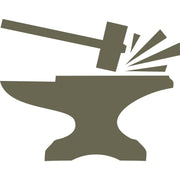 Anvil and Hammer Delrin Leather Stamp - All Good Leather Co.