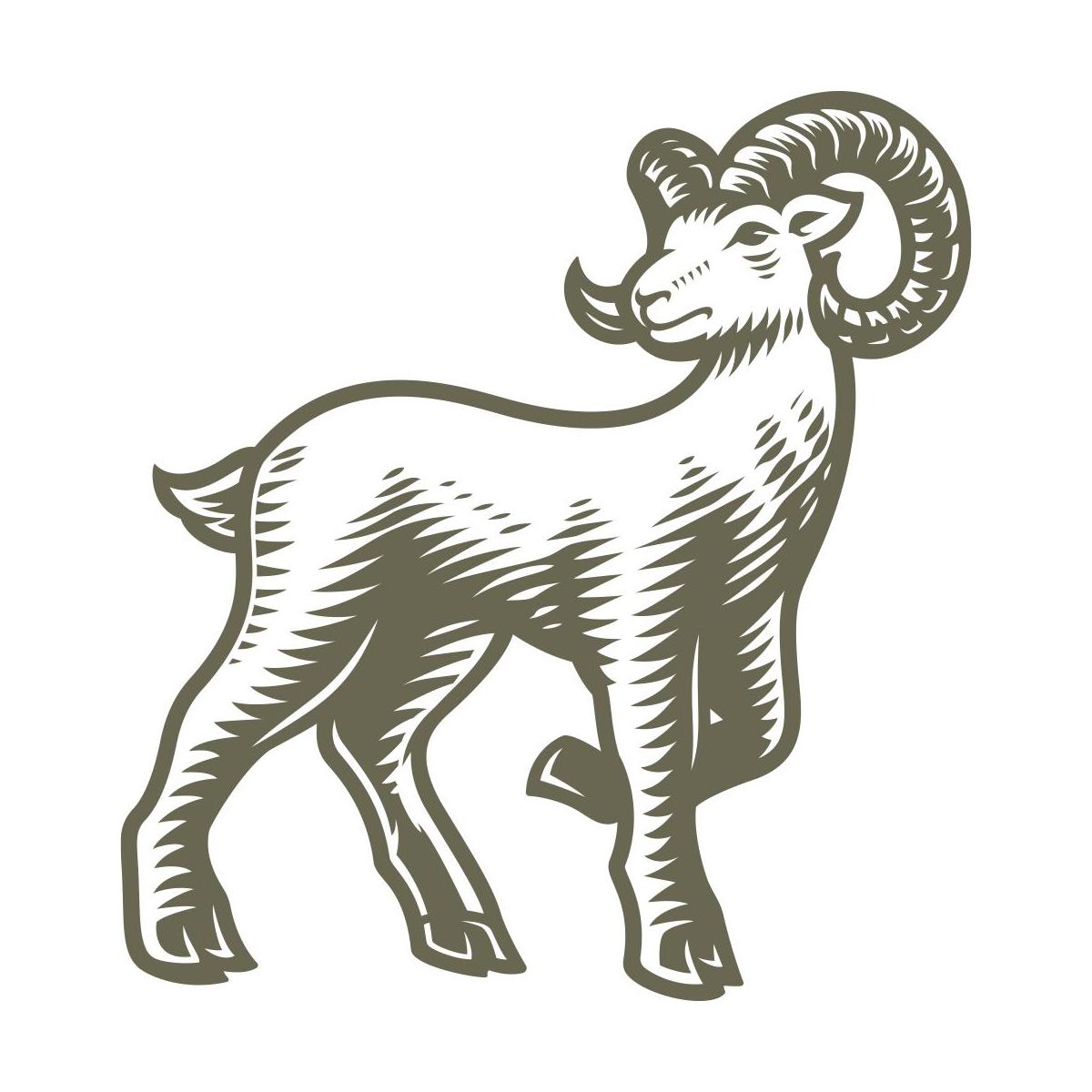 Aries Zodiac Sign Delrin Leather Stamp - All Good Leather Co.
