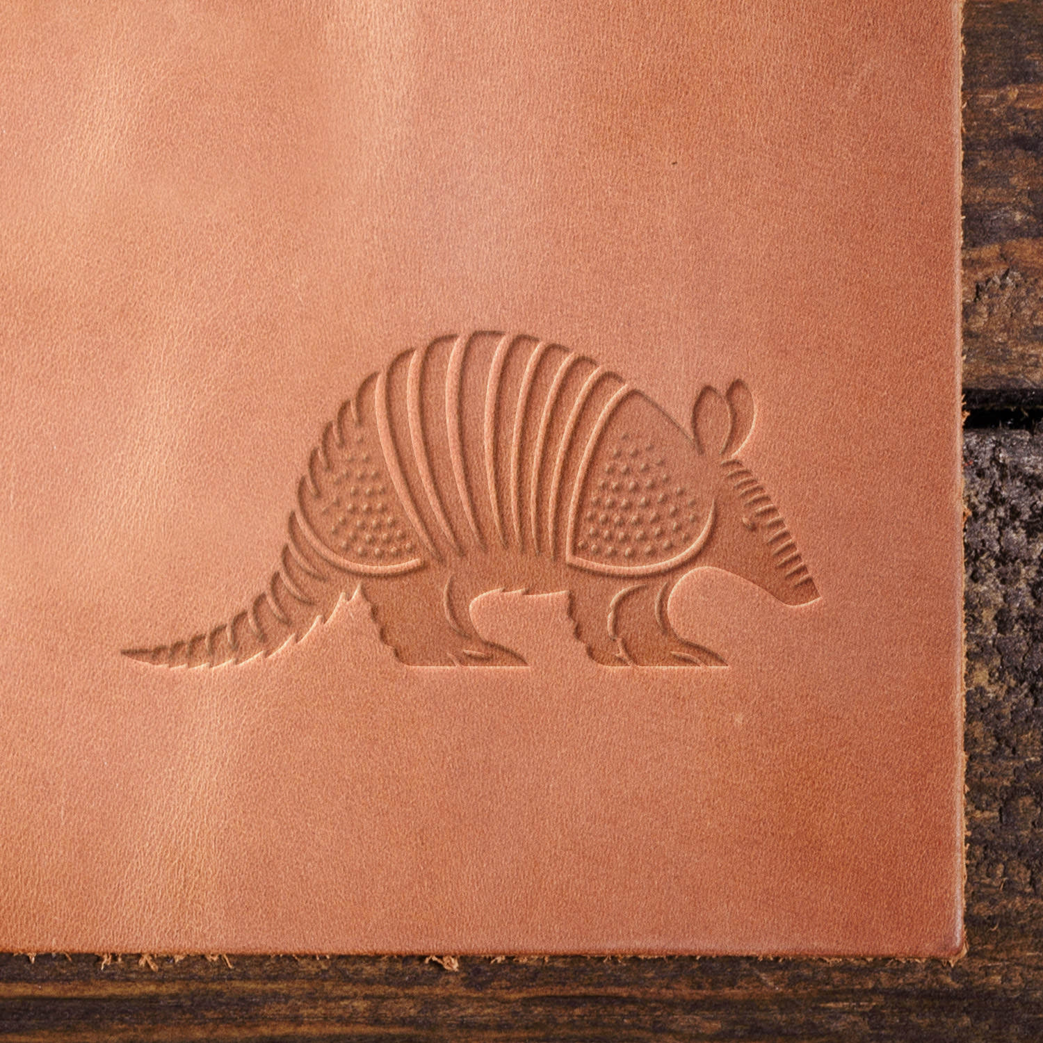 Armadillo Delrin Leather Stamp - All Good Leather Co.