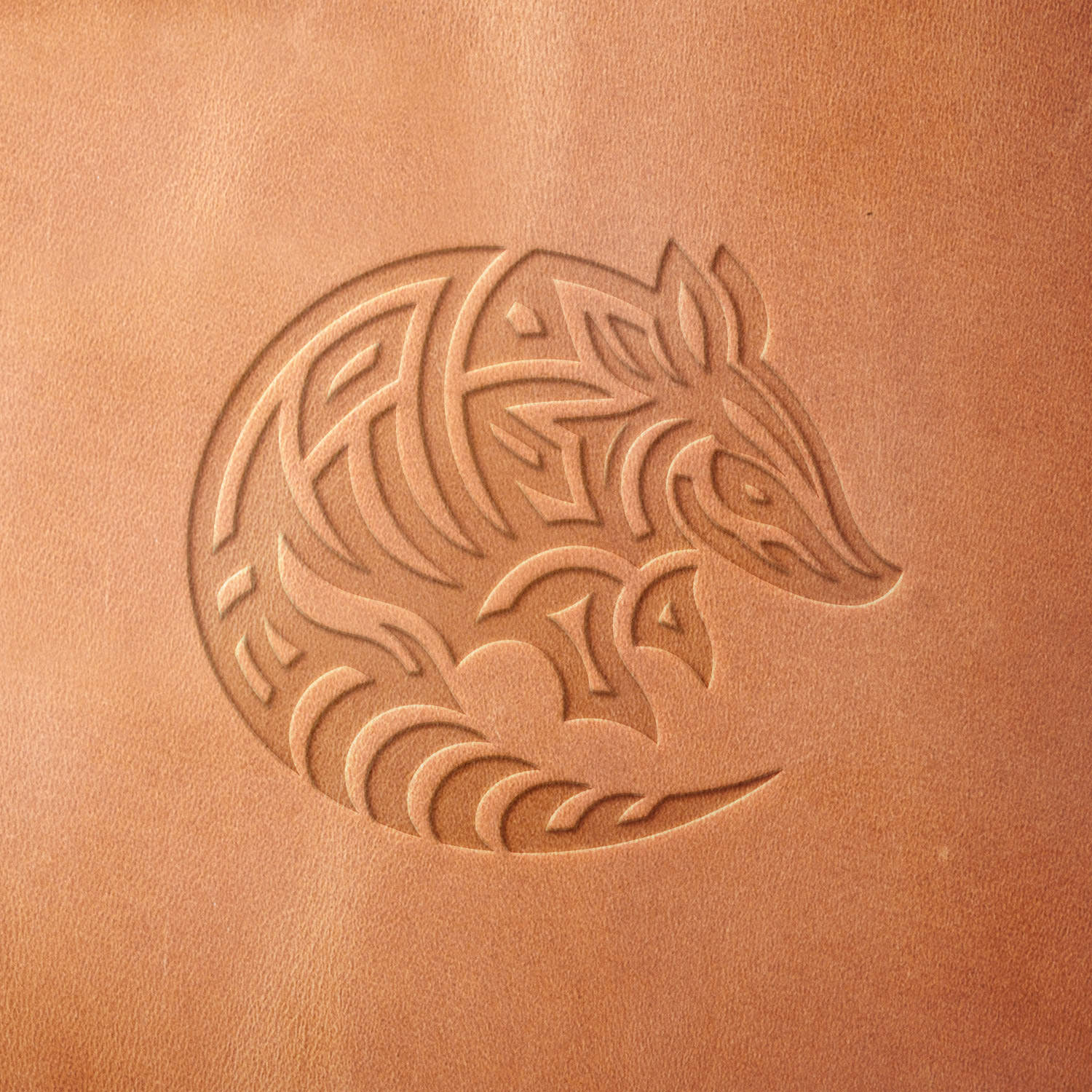 Armadillo Delrin Leather Stamp - All Good Leather Co.