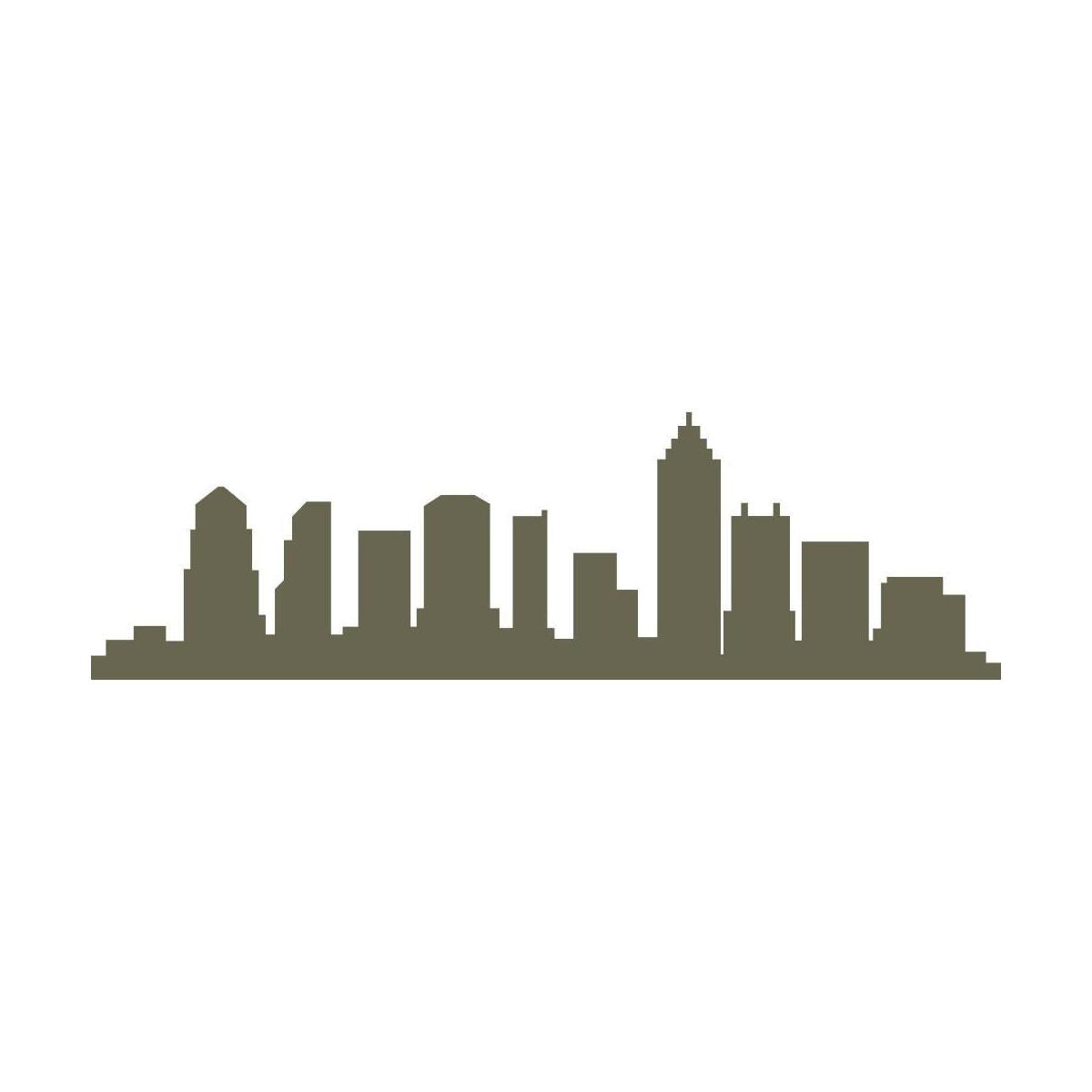 Atlanta Skyline Delrin Leather Stamp - All Good Leather Co.