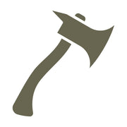 Axe Badge Delrin Leather Stamp - All Good Leather Co.