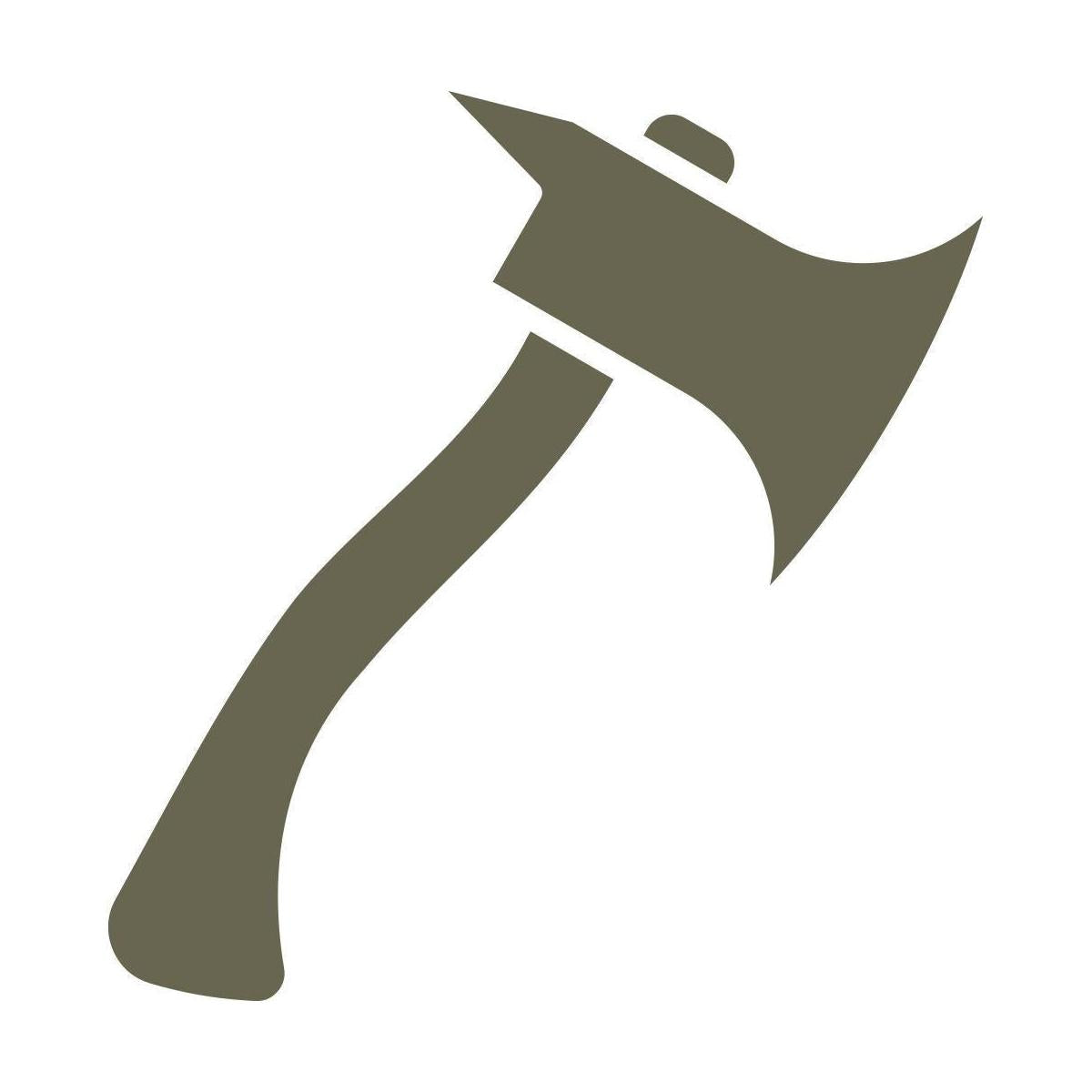 Axe Badge Delrin Leather Stamp - All Good Leather Co.