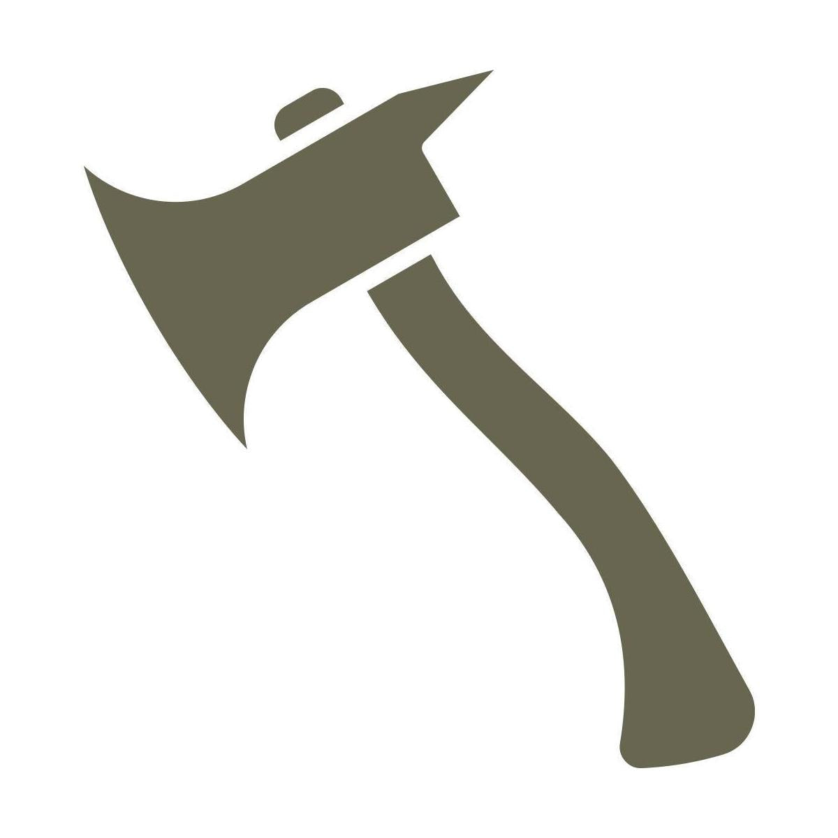 Axe Badge Delrin Leather Stamp