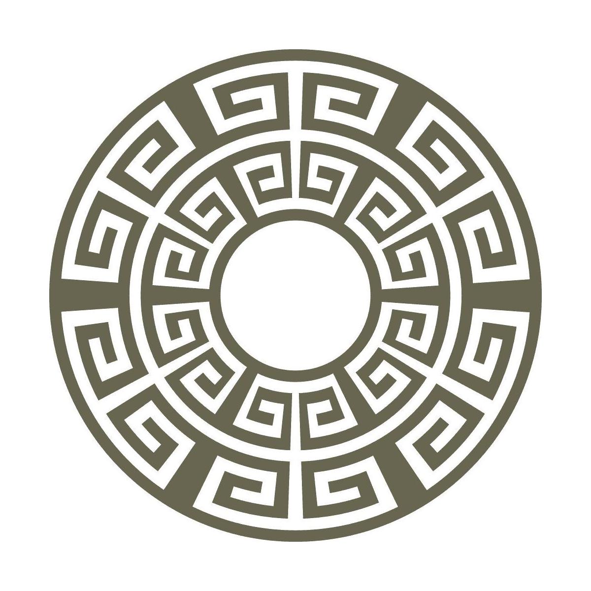 Aztec Circle Delrin Leather Stamp - All Good Leather Co.