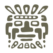 Aztec Face Delrin Leather Stamp - All Good Leather Co.