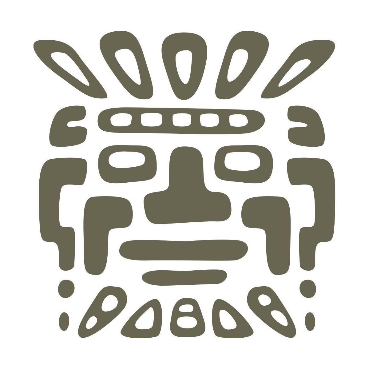 Aztec Face Delrin Leather Stamp - All Good Leather Co.