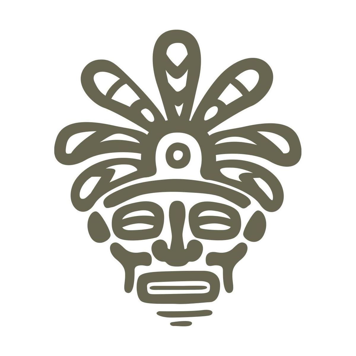 Aztec Face Delrin Leather Stamp - All Good Leather Co.
