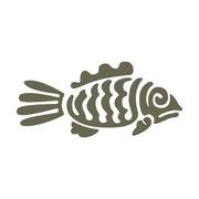Aztec Fish Delrin Leather Stamp - All Good Leather Co.