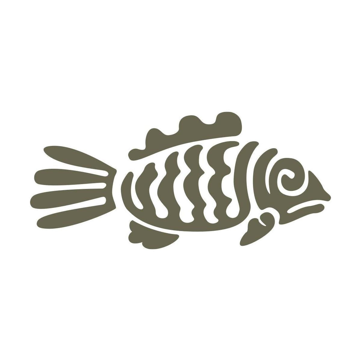 Aztec Fish Delrin Leather Stamp - All Good Leather Co.
