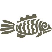 Aztec Fish Delrin Leather Stamp - All Good Leather Co.