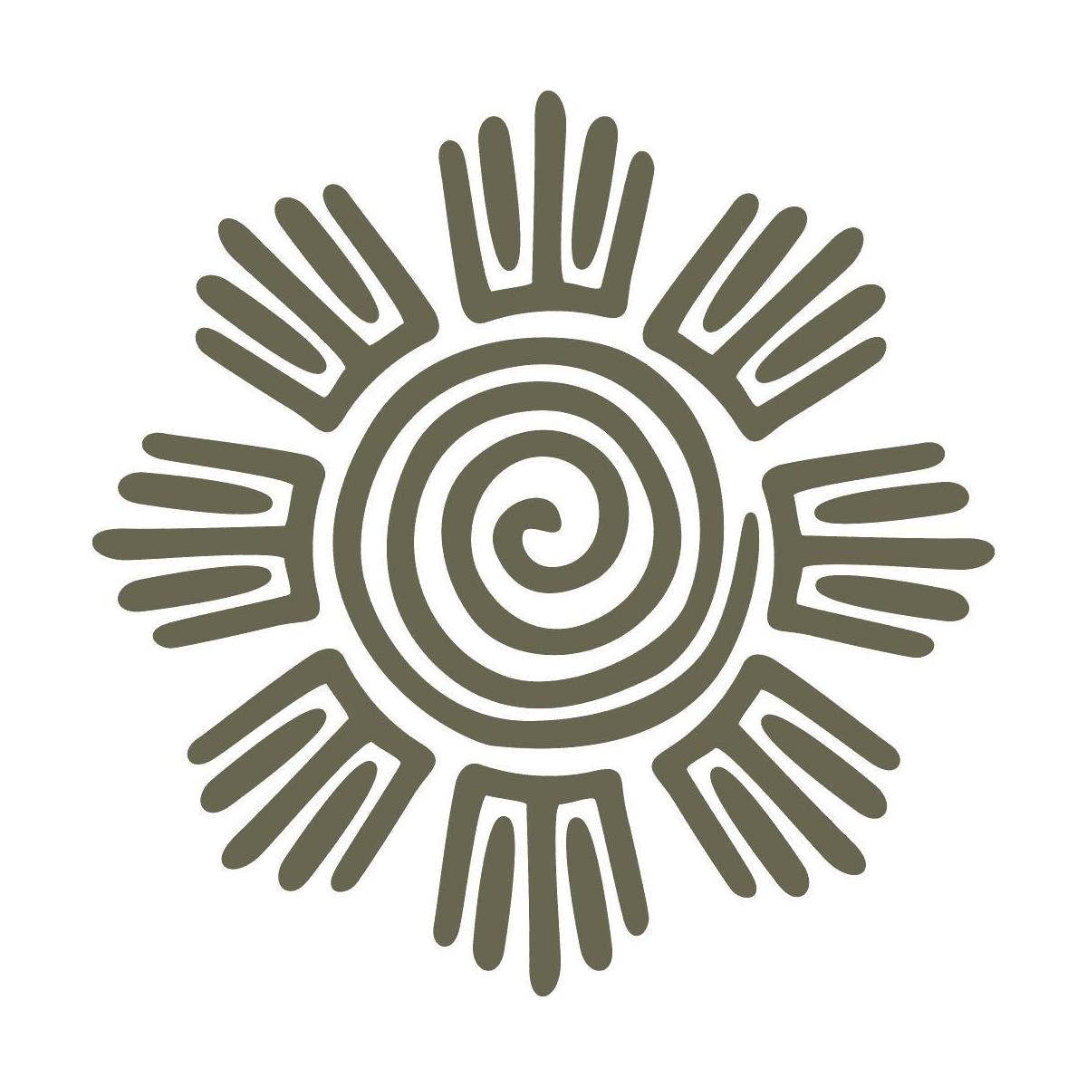 Aztec Sun Delrin Leather Stamp - All Good Leather Co.