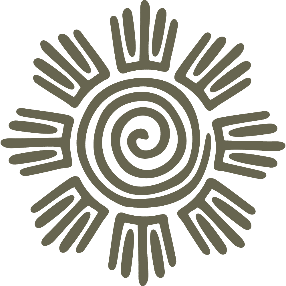 Aztec Sun Delrin Leather Stamp - All Good Leather Co.