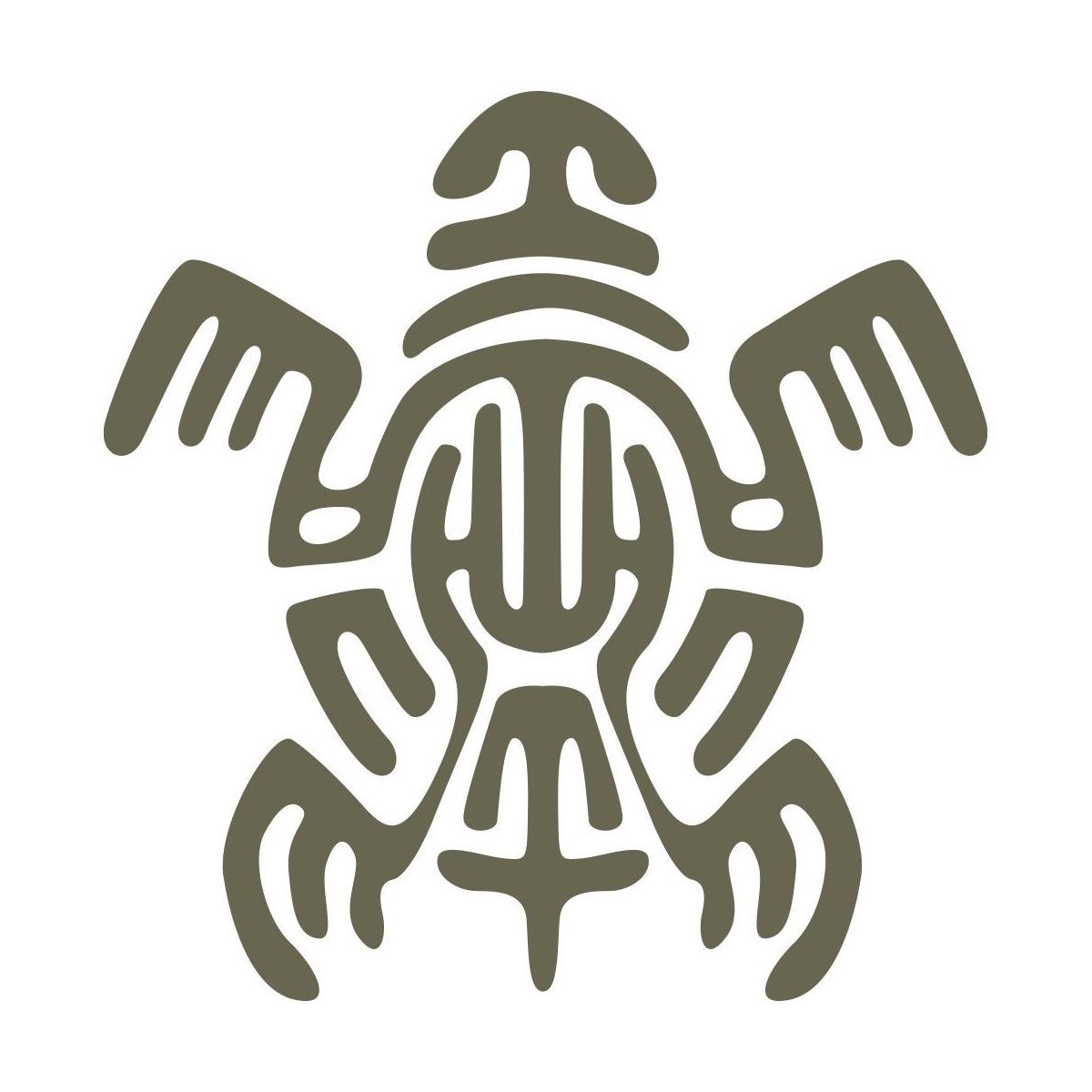 Aztec Turtle Delrin Leather Stamp - All Good Leather Co.