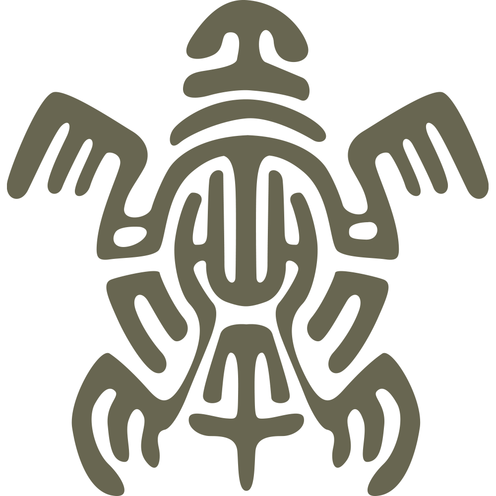 Aztec Turtle Delrin Leather Stamp - All Good Leather Co.