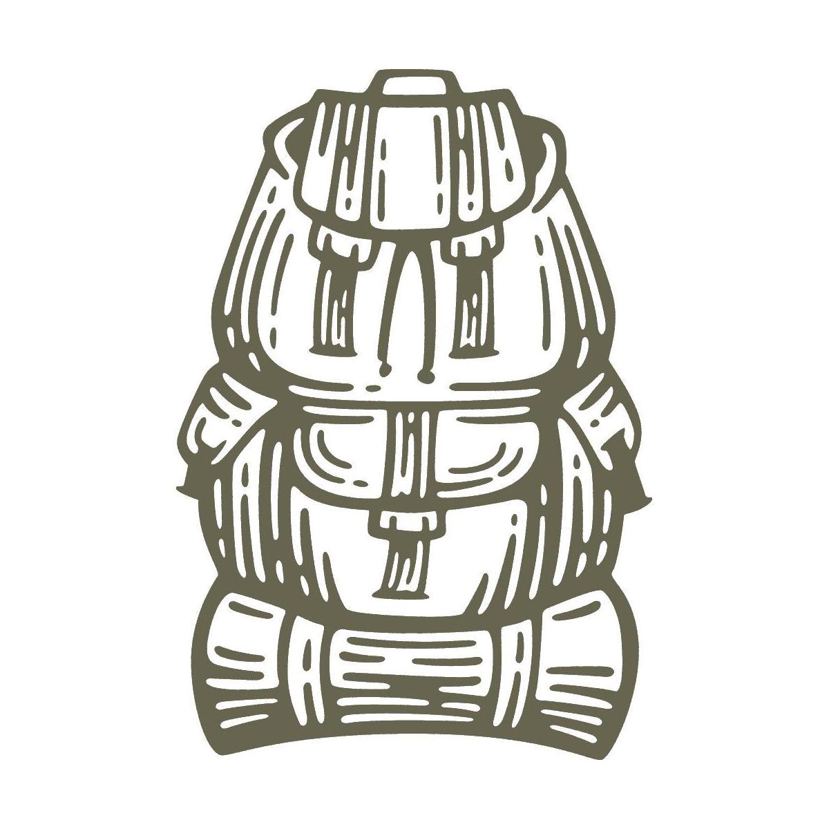 Backpack Delrin Leather Stamp - All Good Leather Co.