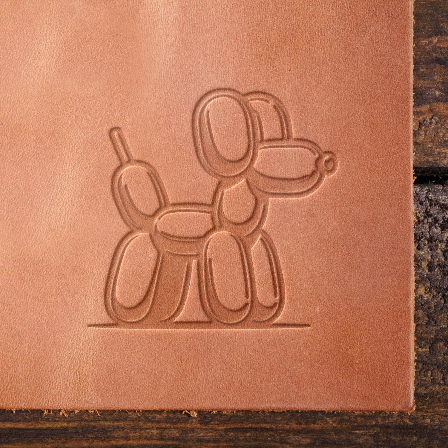 Balloon Dog Delrin Leather Stamp - All Good Leather Co.