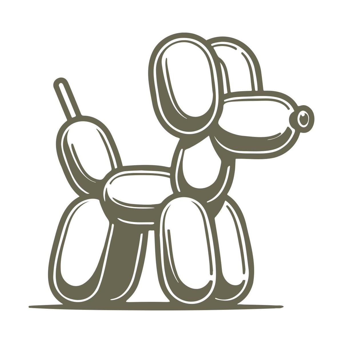 Balloon Dog Delrin Leather Stamp - All Good Leather Co.