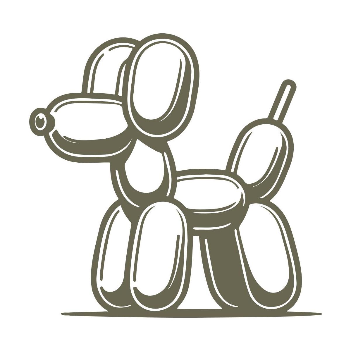 Balloon Dog Delrin Leather Stamp