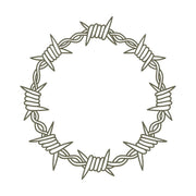 Barbed Wire Border Delrin Leather Stamp - All Good Leather Co.
