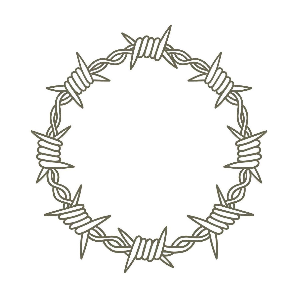 Barbed Wire Border Delrin Leather Stamp - All Good Leather Co.