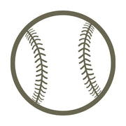 Baseball Delrin Leather Stamp - All Good Leather Co.