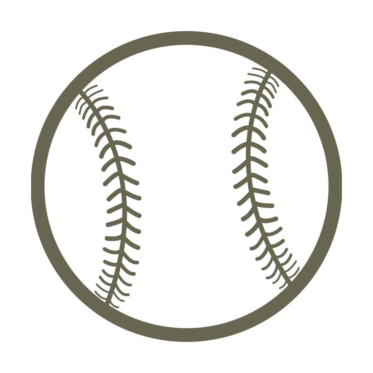 Baseball Delrin Leather Stamp - All Good Leather Co.