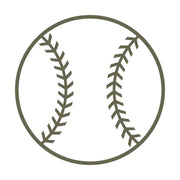 Baseball Delrin Leather Stamp - All Good Leather Co.