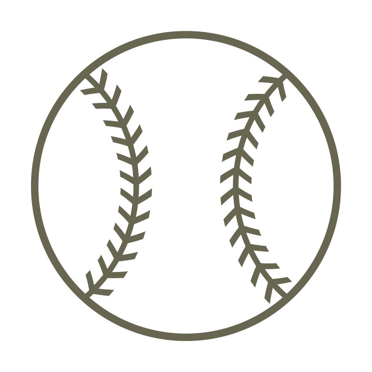 Baseball Delrin Leather Stamp - All Good Leather Co.